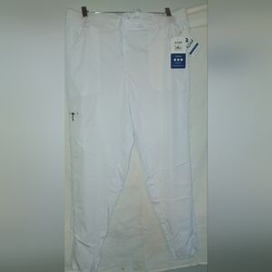 Ada White Tailored Fit Pants